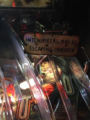 Hitchhiker Sign MOD for Stern's The Walking Dead pinball machine