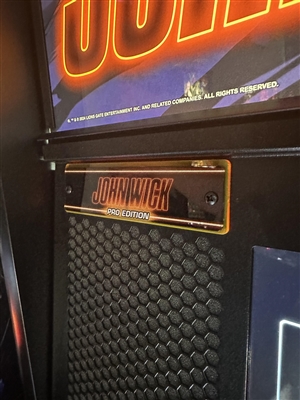 Identification Plate Color Enhancing MOD for modern Stern Pinball Machines