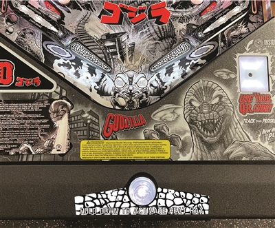 Godzilla Lockdown Bar Accent (Black and White version)