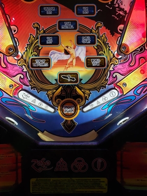 "Get The Led Out" Flipper Bat Topper MODs for Stern's Led Zeppelin pinball machine (Set of 3)