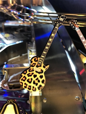 Leopard Skin Guitar MOD for any Music Themed pinball machine