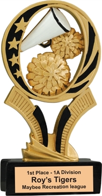 7 inch Cheer Midnight Star Resin