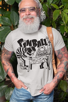 PINBALL DAZE T-Shirt by ULEKstore, Artwork by Johnny Crap