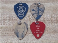 Engraved Personalized Guitar Pick Necklace