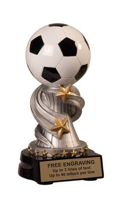 5 3/4 inch Soccer Encore Resin