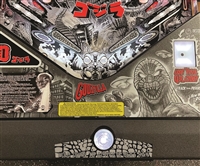 Black and Grey Reptile Scales Flipper Bat Topper MODs for Godzilla 70th Anniversary pinball machine (Set of 3)