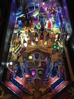 Slingshot & Return Lane Plastic Protector Set for Stern's Game of Thrones pinball machine in Translucent Ice Blue