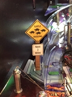 Turtle Crossing Sign MOD for Stern's Teenage Mutant Ninja Turtles