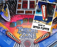 Pinball Flipper Bat Topper MOD (set of 3) for Twilight Zone Pinball