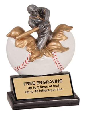 5 1/4 inch Male Baseball Xploding Resin