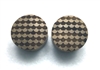Pair of "Abstract Waves" Organic Plugs