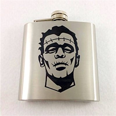 6 oz Frankenstein Designed Flask