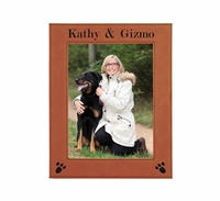 Personalized Leatherette Photo Frame 8" x 10"