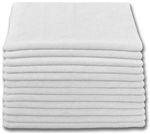 Microfiber Cloth - Terry 16 x 16 300gsm - White Bulk Case of 204