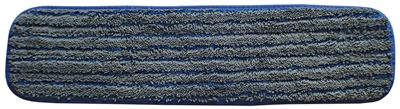 Microfiber Mop Pad - Gray Scrubber - 18 inch - Bulk Case