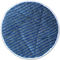 BULK CASE (20/Cs) - 13" GRAY Microfiber CARPET BONNET w/Scrub Strips