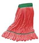 Microfiber Wet Mop - Red - Medium 5 Inch Band - Case of 35