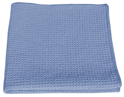 Microfiber Cloth - HoneyComb - Blue - Case of 204