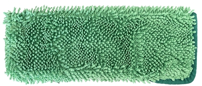 EACH 11" Green Microfiber Closed-loop Fila Duster Sleeve