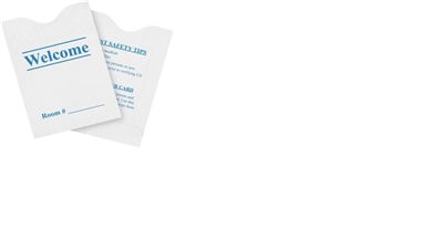 Blue Key Cards Envelope - Non Logo - 500 Pack