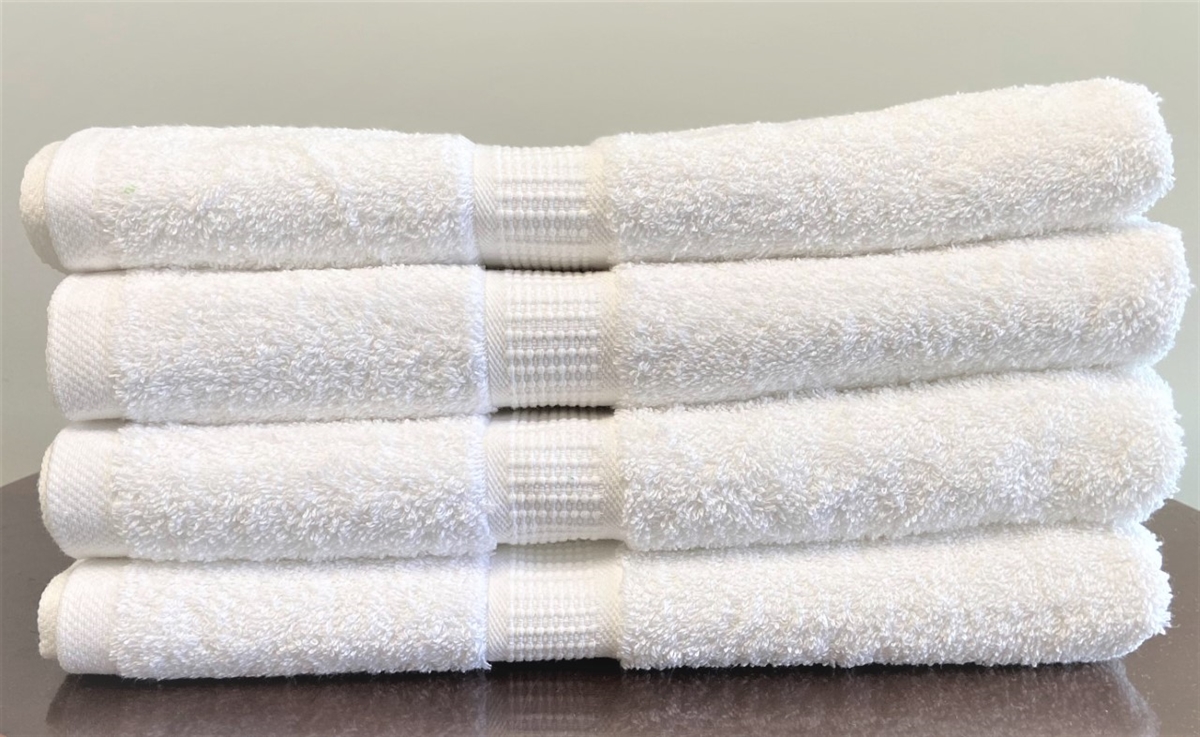 Premium White Spa Bath Towels, 27x54