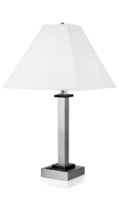 Andaaz Single Table Lamp with 2 Outlets