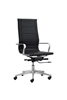 Florence High Back Task Chair with Metal Arms - Black