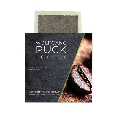 Wolfgang Puck 4 Cup Decaf Filter Packs 0.7 oz - Case of 150