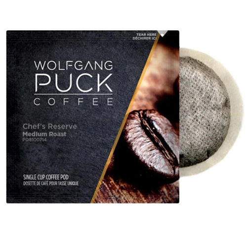Wolfgang Puck Reserve Regular Single Cup Single Cup Soft Pods - Traditional Film - Case of 300