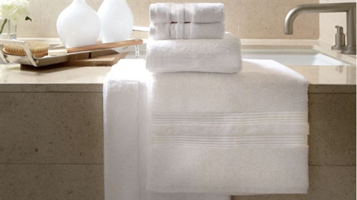 Magnolia Luxury Hotel Bath Mats 21"X34" 9.5 lb Super Plush Ring Spun  Cotton with Elegant Border - Case of 60