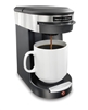Hamilton Beach Deluxe 1 Cup Coffeemaker-Black with Stainless Steel