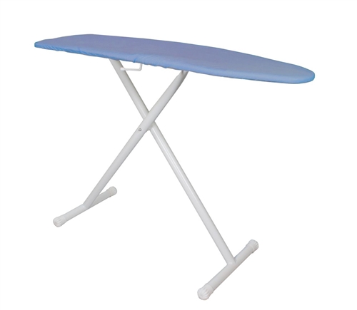 48" Ironing Board - White With Blue Cover - Casepack 4