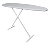 53" Basic Ironing Board - White With Khaki Cover - Casepack 4