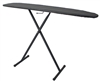 53" Basic Ironing Board; Black with Charcoal Cover - Casepack 4
