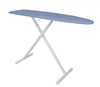 53" Premium Ironing Board; White With Blue Cover - Casepack 4