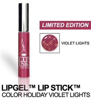 LIP INK LipGel Lipstick - Plums - Holiday Violet Lights