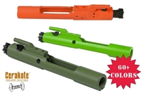 AR-15 Bolt Carrier Group .224 Valkyrie Complete -COLOR CHOICE - Shown in Hunter Orange, Zombie Green and OD Green