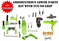 Ambidextrous Lower Parts Kit With FCG No Grip