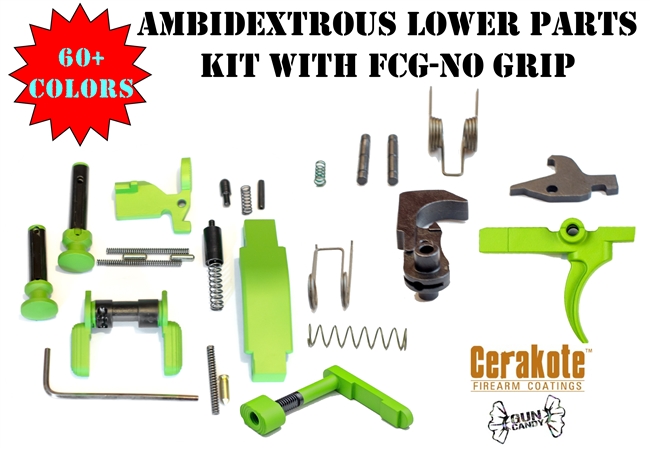 Ambidextrous Lower Parts Kit With FCG No Grip