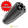 INFINITE 1/2-28 RH Halestorm Spiral Pulse Fluted Muzzle Brake - Stainless (COLOR CHOICE)