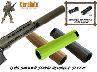 13/16-16 Smooth Sound Redirect Sleeve (5.75 inch) - Fits Infinite Premium 3 Hole& 3 Prong Muzzle Brakes - Multiple Colors