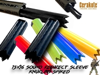 13/16-16 Knurled Spiked Sound Redirect Sleeve (5.75 inch) - Available in your choice of Cerakote color