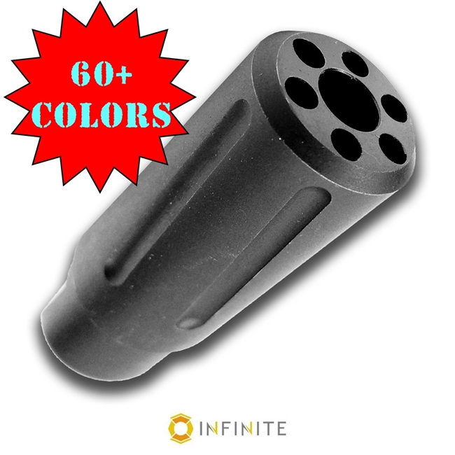 INFINITE5/8-24 RH Halestorm Spiral Pulse Fluted Muzzle Brake -  (COLOR CHOICE)