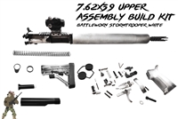 AR-15 7.62x39 Upper Assembly & Build Kit - You Choose the Color -  Shown in Battleworn Stormtrooper White