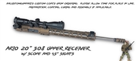 AR10 308 20 Inch Upper Assembly-Custom Color Choice