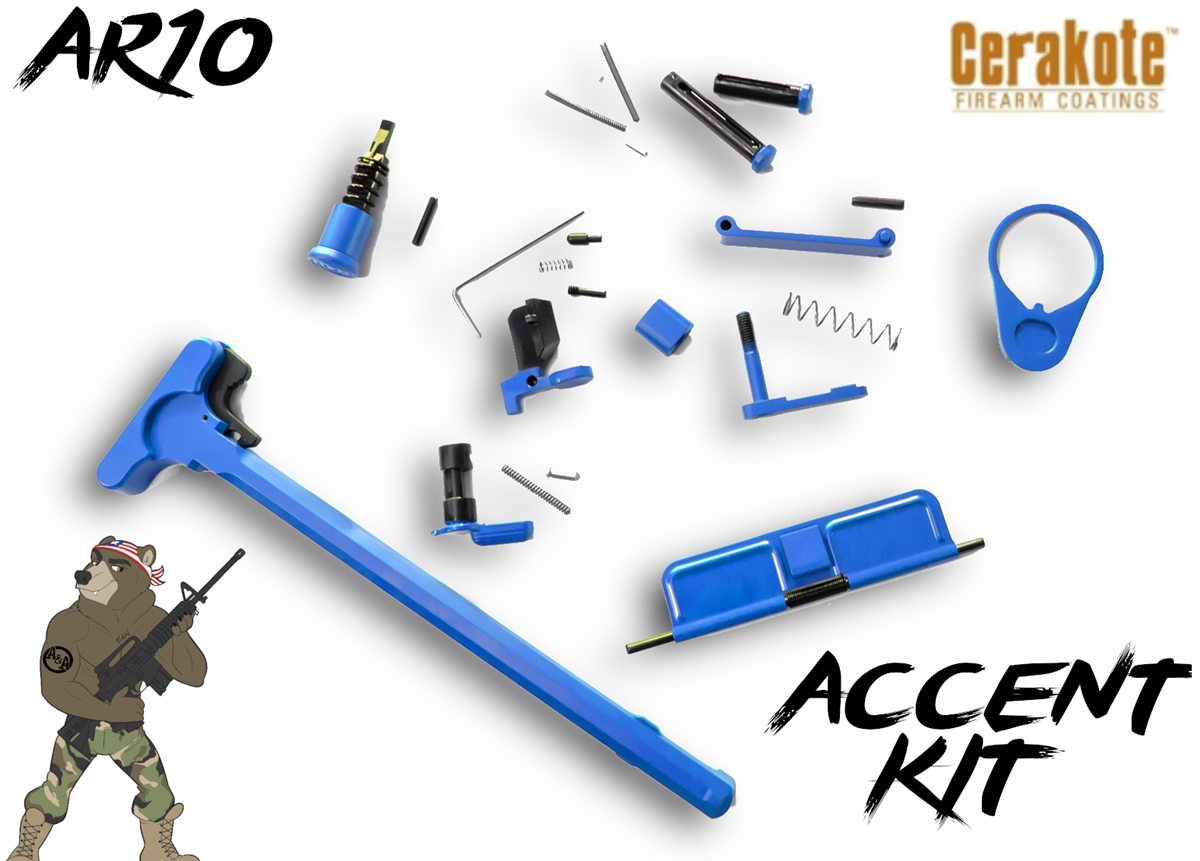 AR10 Accent Build Kit Antiques&Artillery Accent Build Kit features
