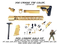 AR15 Carbine Build Kit-You Choose Color - Gold