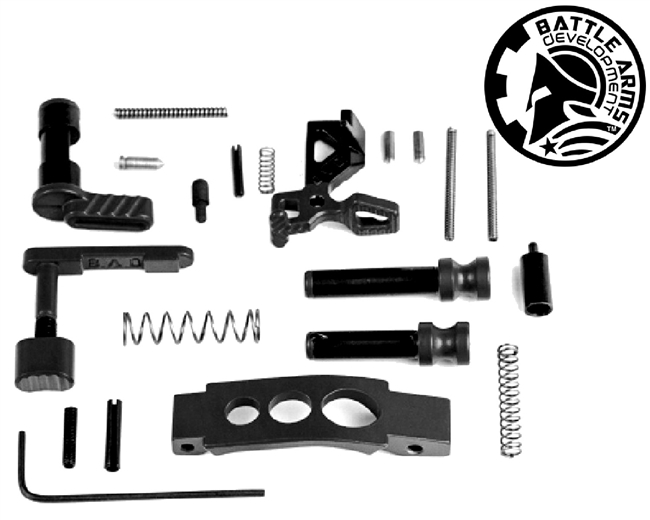 Battle Arms Development-ENHANCED LOWER PARTS KIT- Factory Coating
