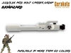 BIOHAZARD - .223/5.56/300/350 AR15/M16 Bolt Carrier Group - Available in Several Colors - Pictured here in Stormtrooper White