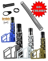 Cerakote FSI Aluminum Skeletonized Pistol Brace - 2 Piece Set - 60+ Colors Available
